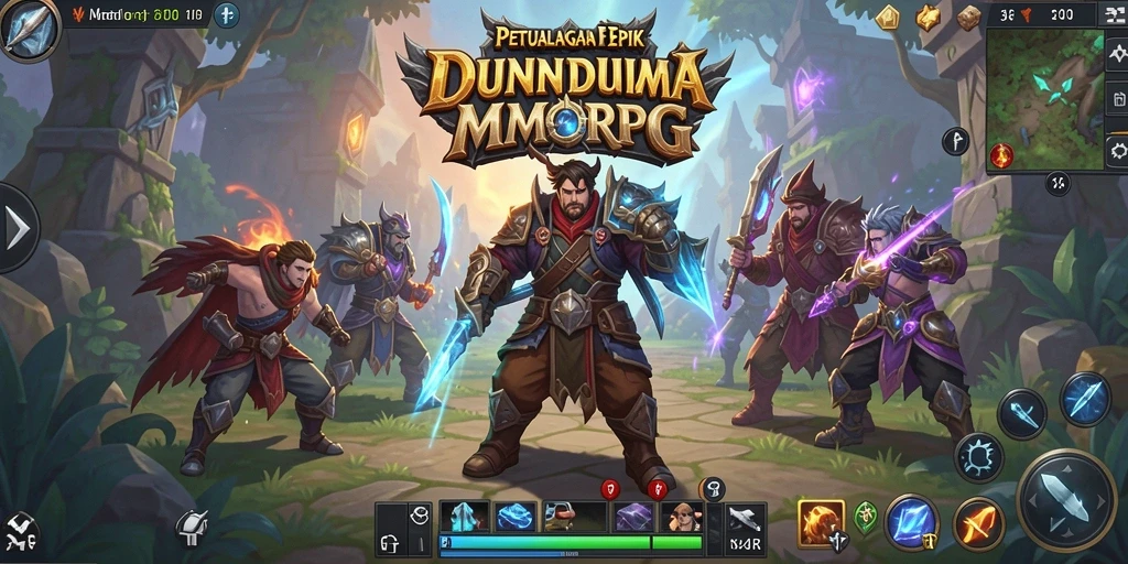 Tampilan gameplay 34R yang mendebarkan dalam dunia MMORPG.