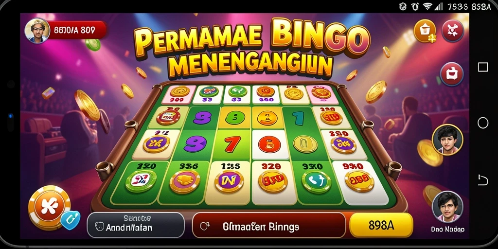 Tampilan gameplay seru dalam permainan Bingo 898A.