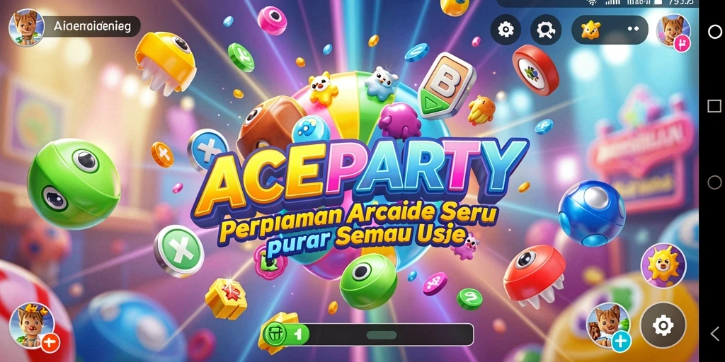 Gameplay seru ACEPARTY dengan grafis yang menarik dan tantangan menantang.