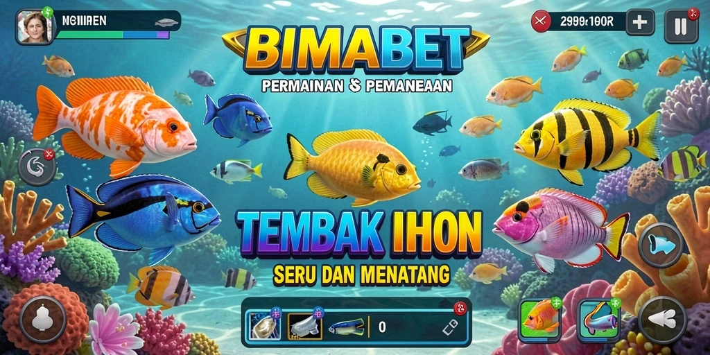 Gameplay seru Tembak Ikan di BIMABET.