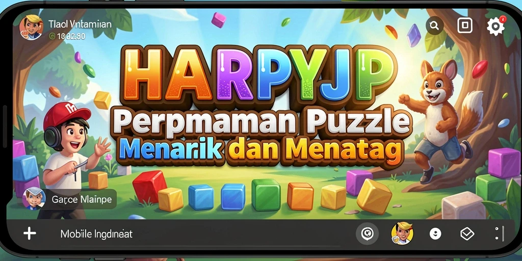 Tampilkan gameplay HARAPJP dengan teka-teki menarik.