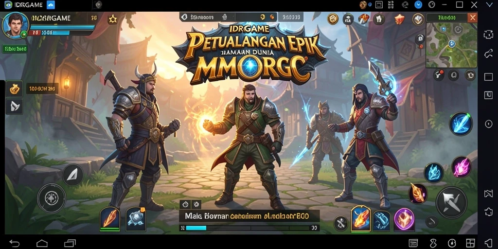 Tampilan gameplay <strong>IDRGAME</strong> yang menakjubkan dan interaksi seru.