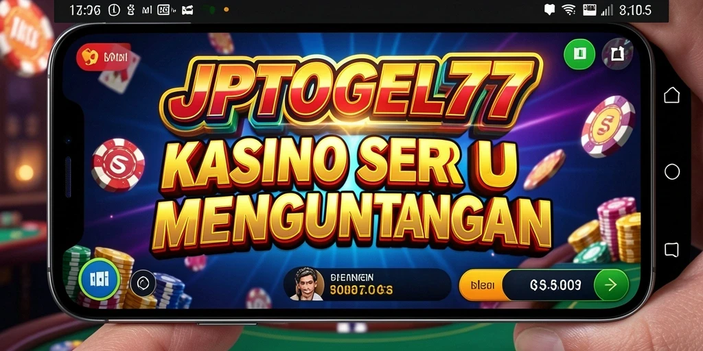 Tangkapan layar gameplay JPTOGEL77 menampilkan suasana kasino yang mendebarkan.
