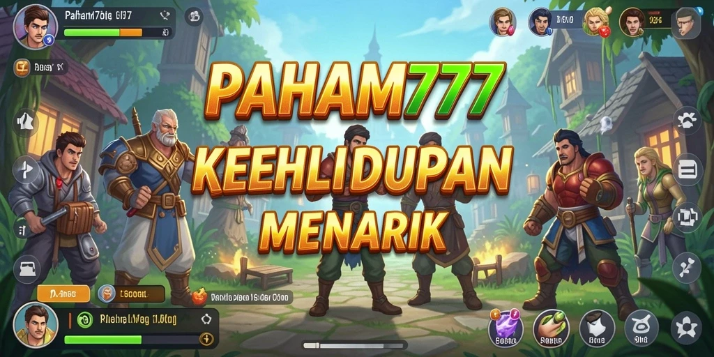 Tangkapan layar utama PAHAM777 menunjukkan gameplay simulasi yang interaktif dan seru.