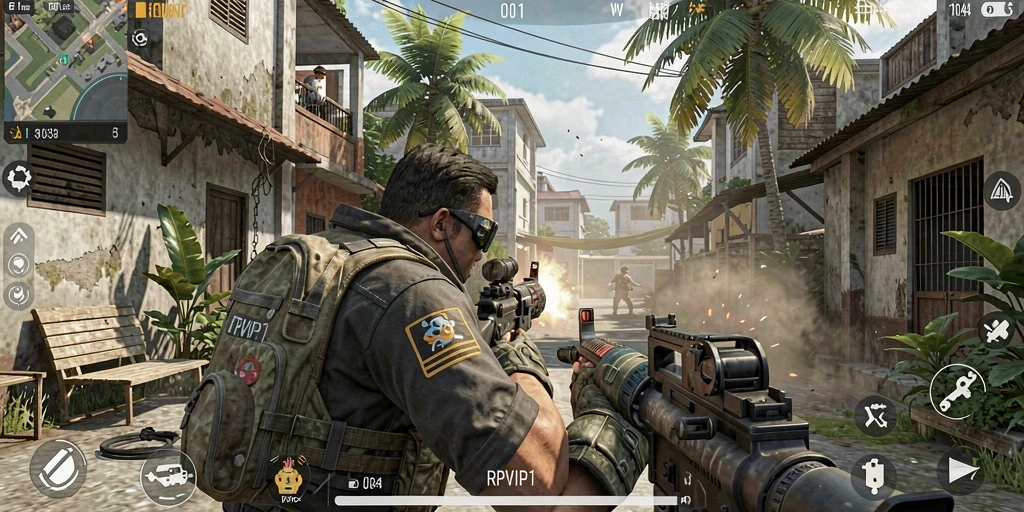 Gameplay RPVIP1 yang intens dan mendebarkan.