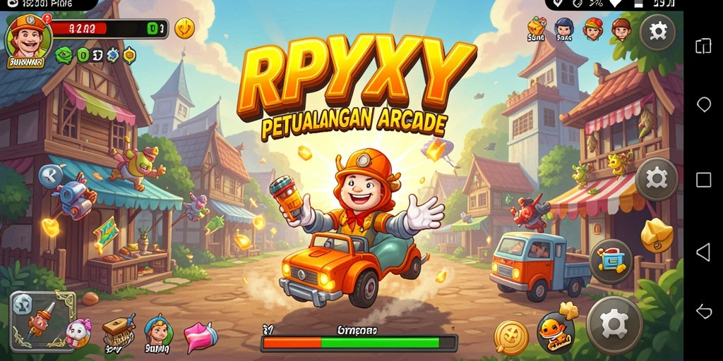 Tampilan gameplay menarik dari RPYYY dengan aksi cepat dan berwarna.