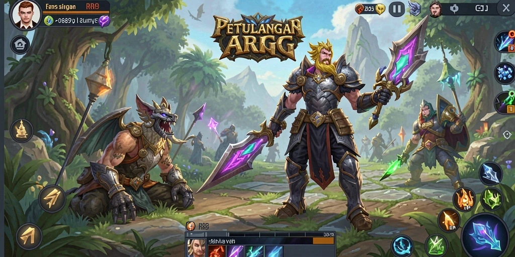 Gameplay seru dan mendebarkan dalam dunia ARPG.