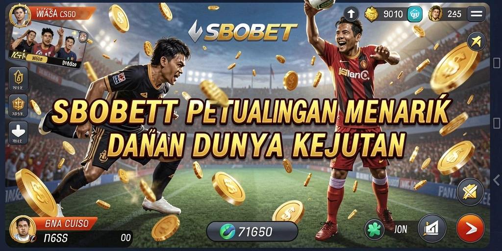 Tampilan gameplay SBOBET yang mendebarkan dan penuh tantangan.