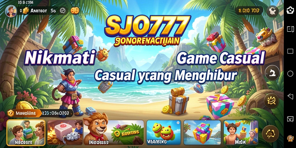 Tampilan utama gameplay SJO777 yang menyeronokkan dan menarik.