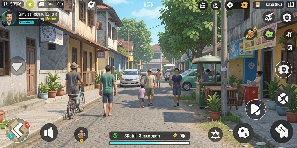 Gameplay menarik dan mendalam dari SR996 yang mewakili simulasi kehidupan.