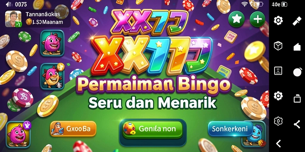 Tampilan gameplay seru di XXX777 yang menyenangkan untuk dimainkan.